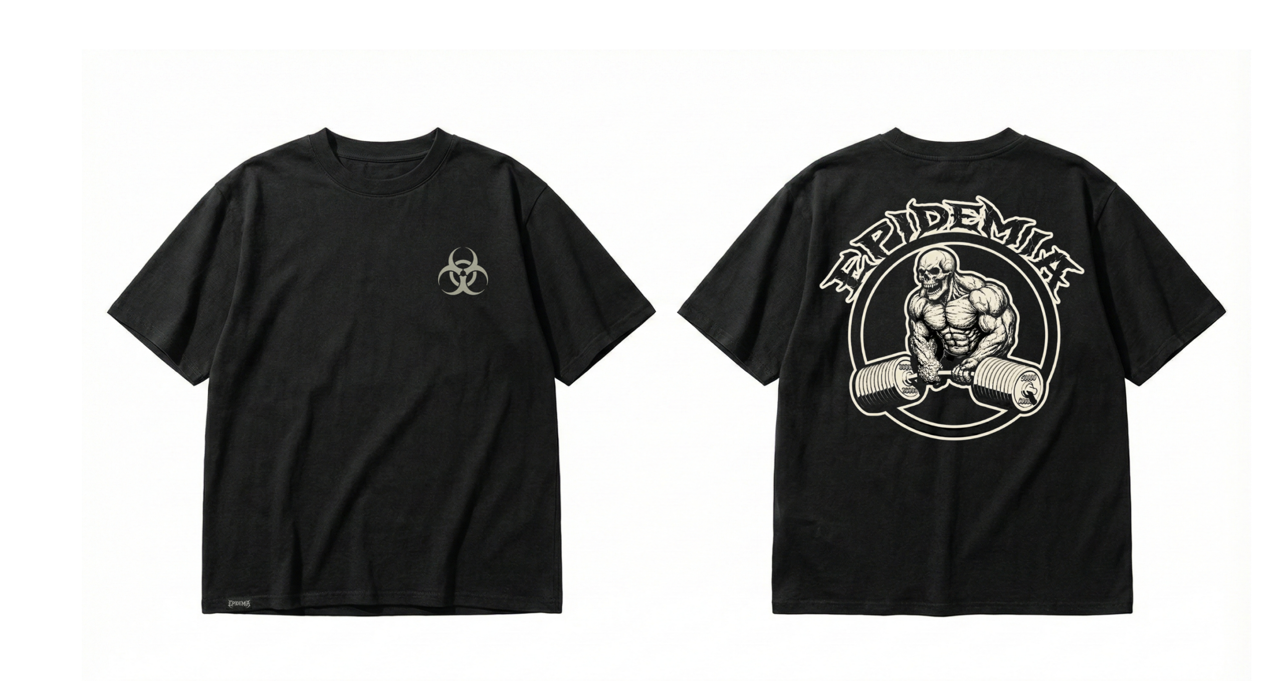 Camiseta Musculação Oversized - Dead Lift Skull - Epidemia Company