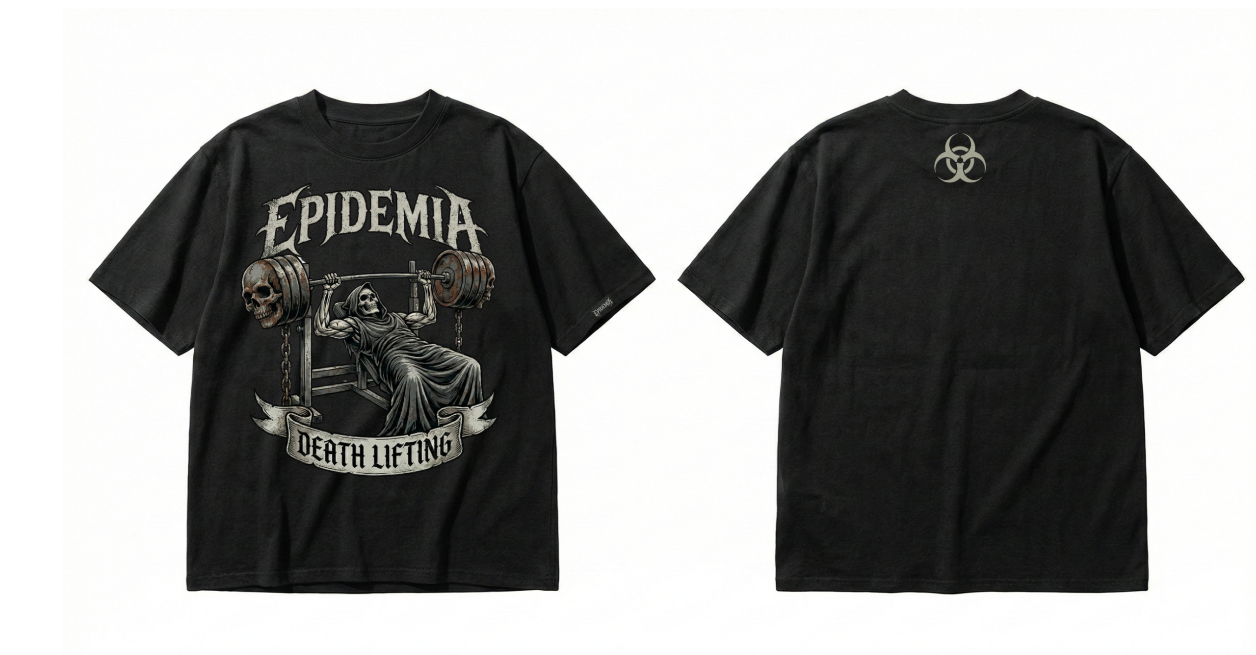 Camiseta de Treino Oversized Pump Cover - Death Press - Epidemia Company